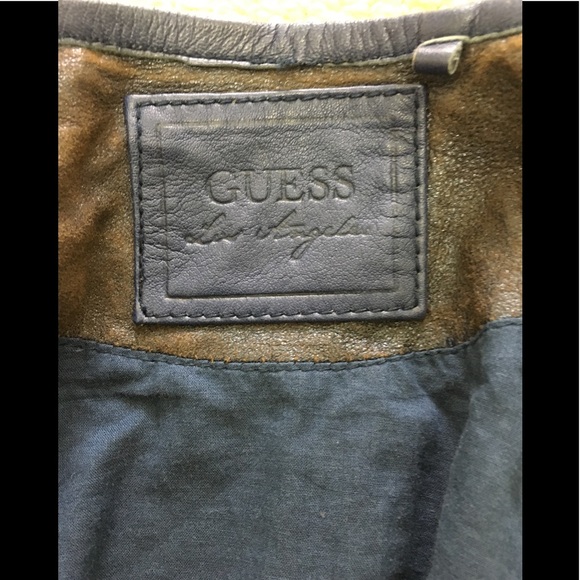 Guess Leather Light Biker Style Jacket Women’s XS - Picture 6 of 9